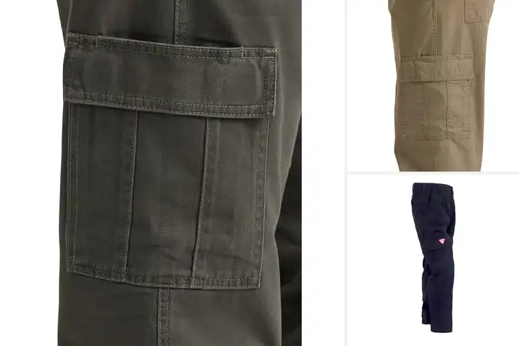 Detailed view of Best 100% Cotton Cargo Pants