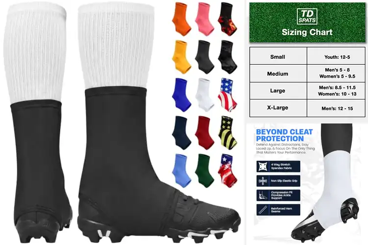 Detailed view of Best Athletes Cleat Covers