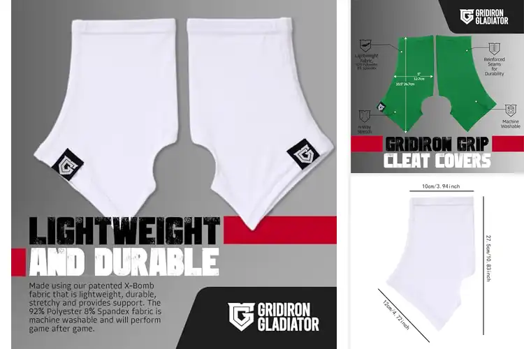 Detailed view of Best Baseball Spats: Keep Cleats Clean & Fast