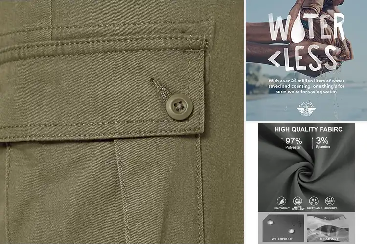Detailed view of Best Cargo Pants For Comfort: Top 10 Cozy Picks