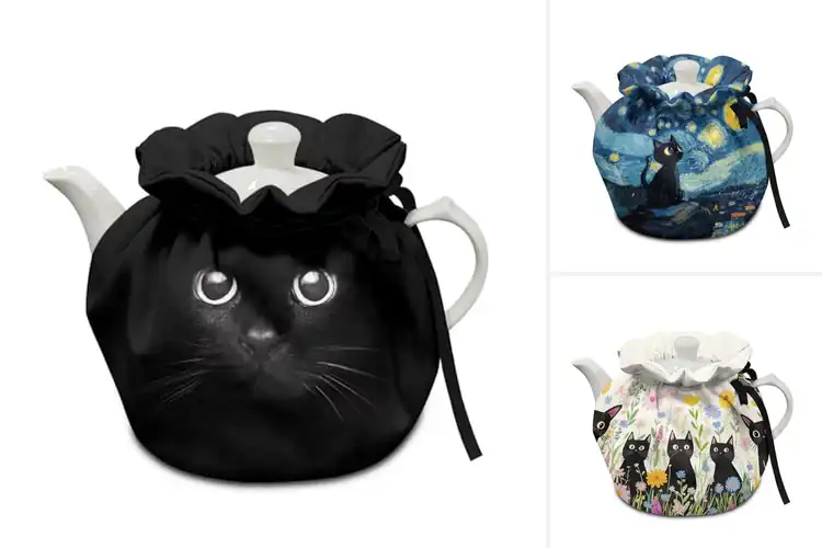 Detailed view of Best Cat Pattern Tea Cozy