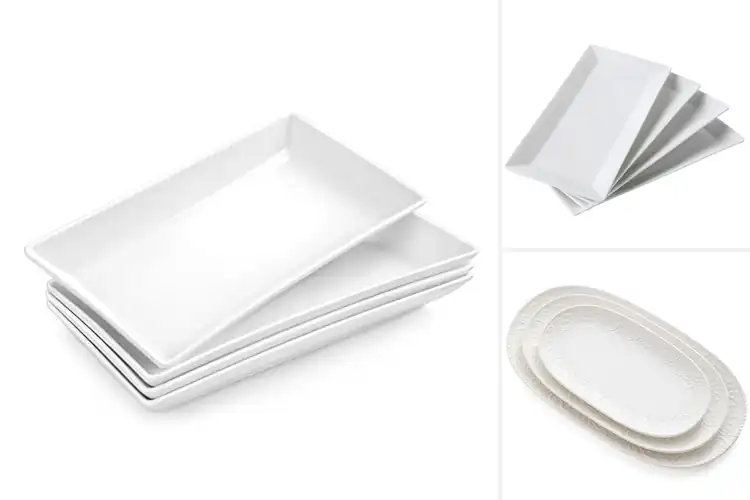 Detailed view of Best Ceramic Serving Plates