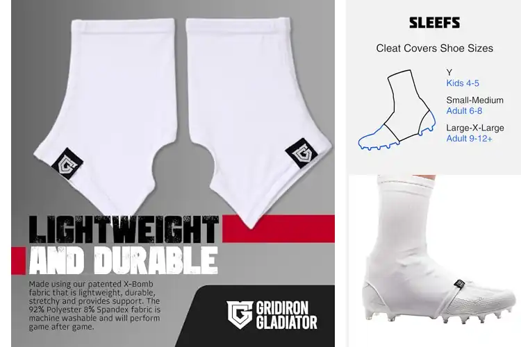 Detailed view of Best Cleat Sleeves: Boost Comfort & Keep Your Game Sharp