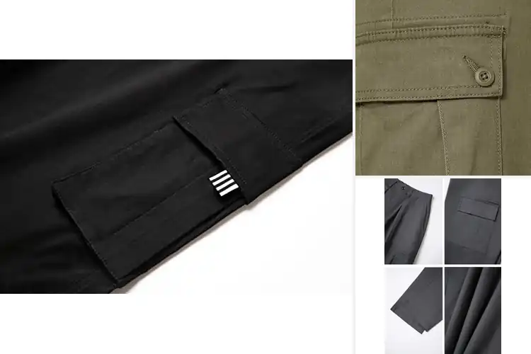 Detailed view of Best Cotton Cargo Trousers For Men