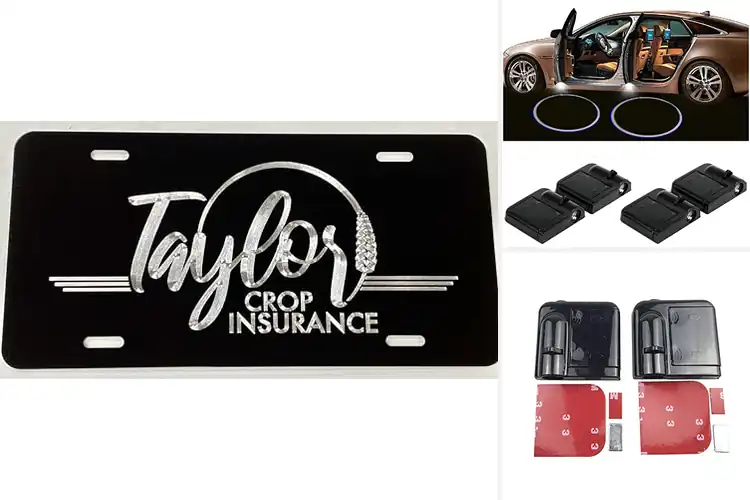 Detailed view of Best Custom Laser-Etched Car Logos