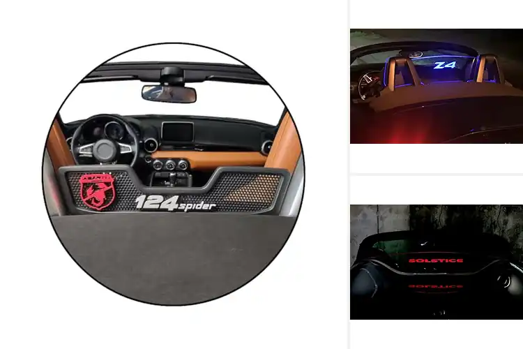 Detailed view of Best Custom Wind Deflectors with Logo