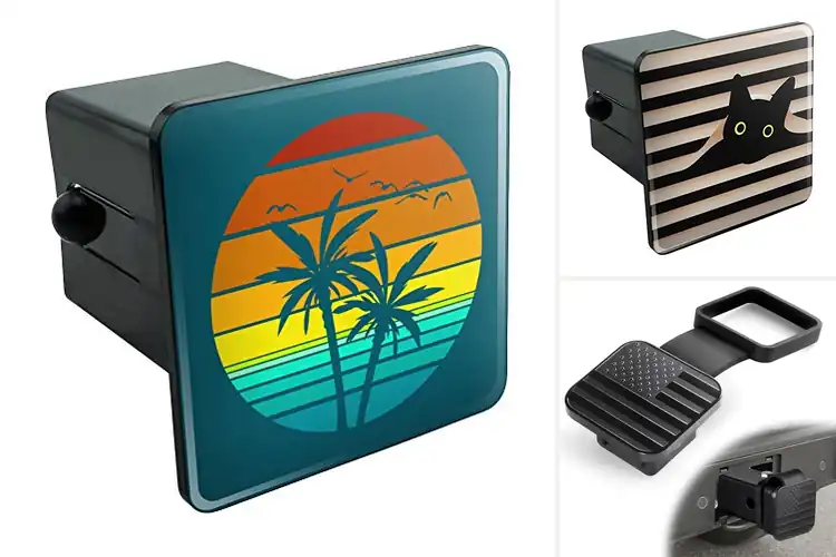 Detailed view of Best Decorative Hitch Covers