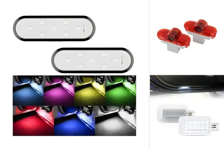 Detailed view of Best Door Warning Projector Lights