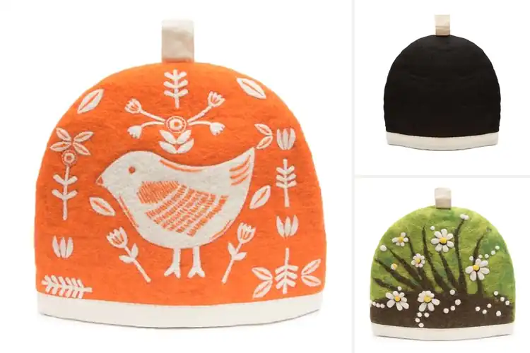 Detailed view of Best Felted Teapot Covers: Keep Tea Warm & Stylish