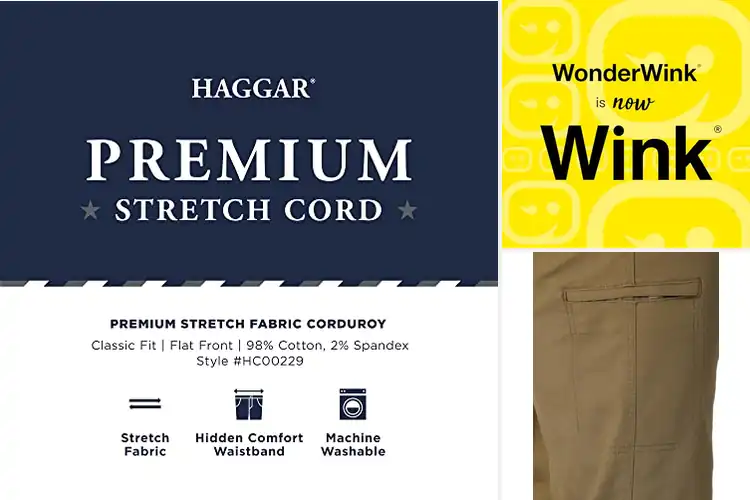 Detailed view of Best Flat Front Cargo Pants