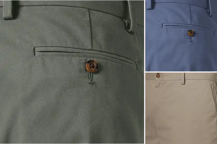 Detailed view of Best Flat Front Durable Pant