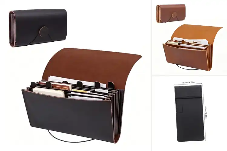 Detailed view of Best Leather Receipt Holders