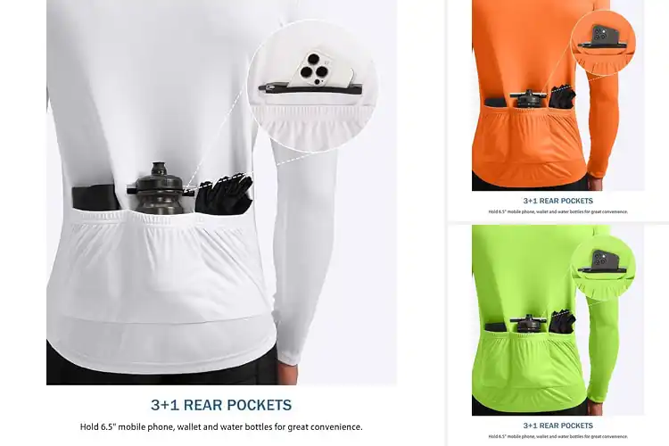 Detailed view of Best Long Sleeve Cycling Jerseys