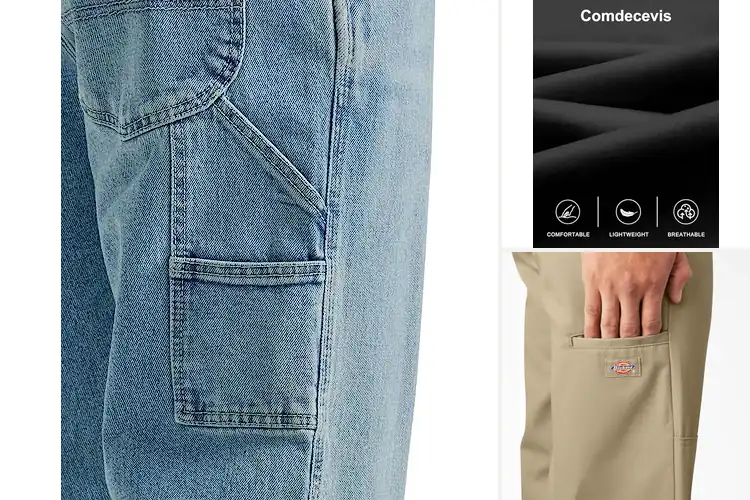 Detailed view of Best Loose Fit Work Pants