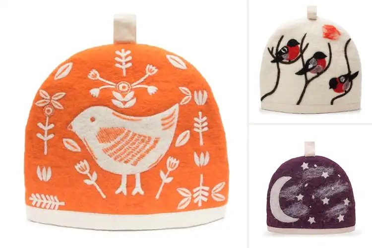 Detailed view of Best Needle Felted Tea Cozy