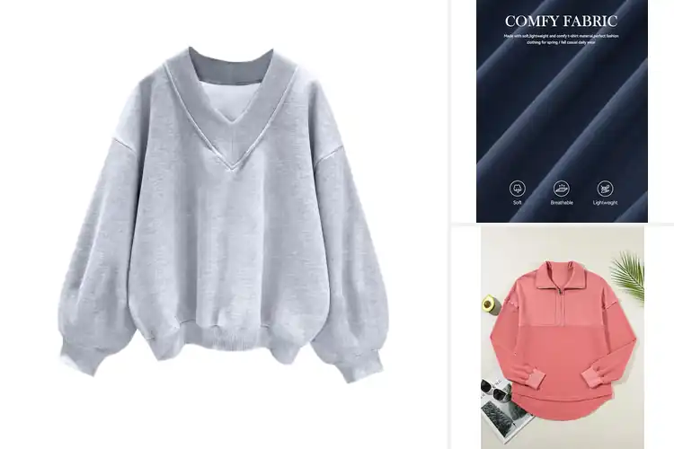 Detailed view of Best Oversized Sweatshirts