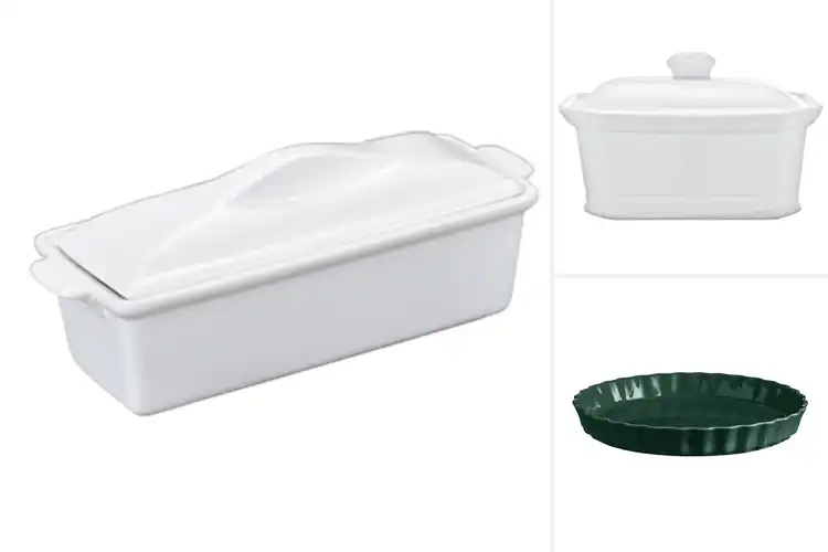 Detailed view of Best Pressed Ceramic Terrine Dishes