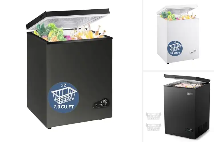 Detailed view of Best Quiet Chest Freezers: Top Noise-Free Storage Solutions