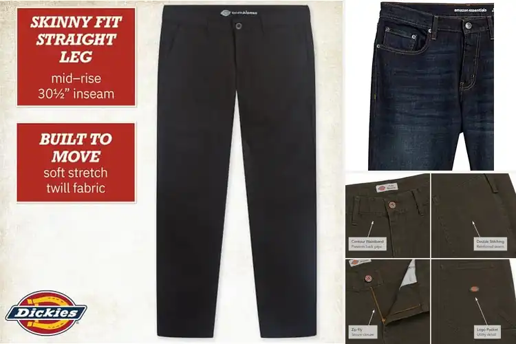 Detailed view of Best Rinsed Cotton Pants
