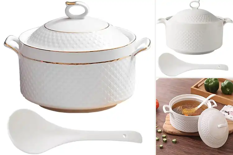 Detailed view of Best Serving Terrines: Elevate Your Meals with Style & Ease