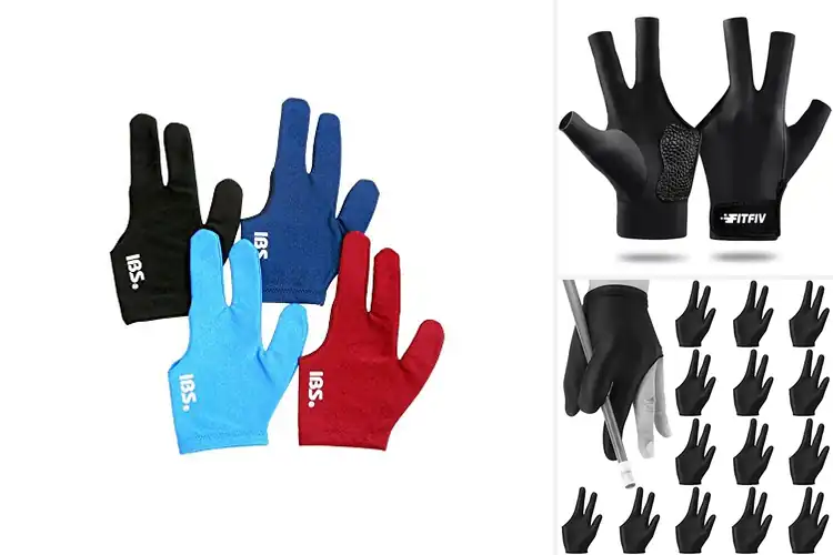 Detailed view of Best Spandex Billiard Gloves For Men