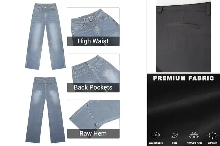 Detailed view of Best Straight Leg Pants: Flattering Fits for Every Occasion