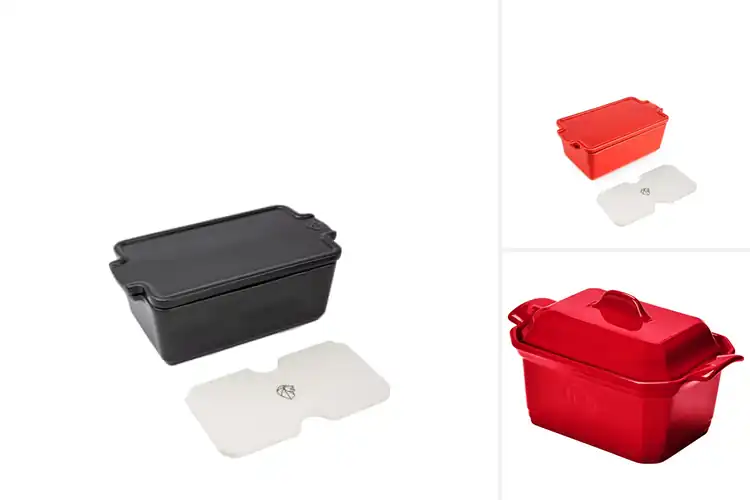 Detailed view of Best Terrine Dishes With Ceramic Inserts